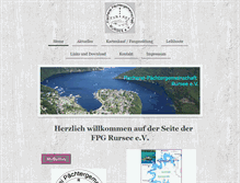 Tablet Screenshot of fischerei-rursee.de